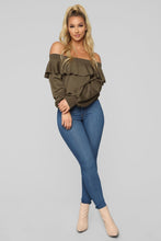 Load image into Gallery viewer, Ready For The Weekend Sweatshirt - Olive
