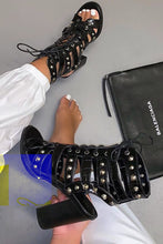 Load image into Gallery viewer, Stay Off My Mind Heeled Sandals - Black
