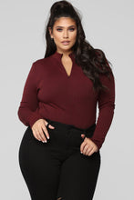 Load image into Gallery viewer, Grind Time Beyond Long Sleeve Bodysuit - Burgundy
