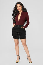 Load image into Gallery viewer, Grind Time Beyond Long Sleeve Bodysuit - Burgundy
