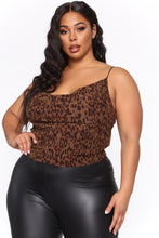 Load image into Gallery viewer, Sophie Cowl Neck Cami - Brown/Combo
