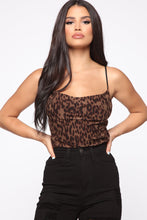 Load image into Gallery viewer, Sophie Cowl Neck Cami - Brown/Combo
