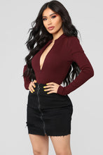 Load image into Gallery viewer, Grind Time Beyond Long Sleeve Bodysuit - Burgundy
