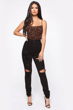 Load image into Gallery viewer, Sophie Cowl Neck Cami - Brown/Combo

