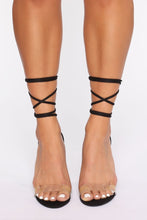 Load image into Gallery viewer, Wouldn't That Be Nice Heeled Sandals  - Black
