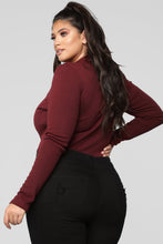 Load image into Gallery viewer, Grind Time Beyond Long Sleeve Bodysuit - Burgundy
