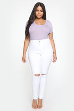 Load image into Gallery viewer, Monica Scoop Neck Top - Lavender
