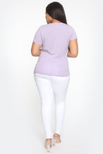 Load image into Gallery viewer, Monica Scoop Neck Top - Lavender
