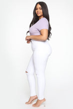 Load image into Gallery viewer, Monica Scoop Neck Top - Lavender
