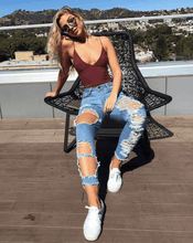 Load image into Gallery viewer, Sleek And Slay Bodysuit - Burgundy

