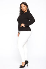 Load image into Gallery viewer, Pull Me Closer Long Sleeve Top - Black
