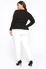 Load image into Gallery viewer, Pull Me Closer Long Sleeve Top - Black
