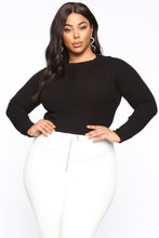 Load image into Gallery viewer, Pull Me Closer Long Sleeve Top - Black
