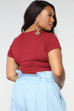 Load image into Gallery viewer, Favorite Tee Bodysuit - Burgundy
