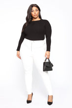 Load image into Gallery viewer, Pull Me Closer Long Sleeve Top - Black
