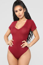 Load image into Gallery viewer, Favorite Tee Bodysuit - Burgundy
