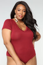 Load image into Gallery viewer, Favorite Tee Bodysuit - Burgundy
