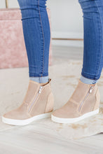 Load image into Gallery viewer, Better Get A Move On Wedge Sneakers, Beige
