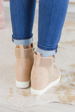 Load image into Gallery viewer, Better Get A Move On Wedge Sneakers, Beige
