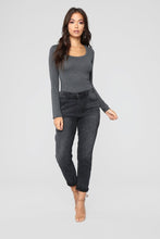 Load image into Gallery viewer, Briana Long Sleeve Top - Charcoal
