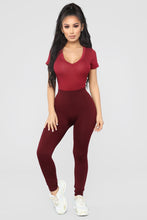 Load image into Gallery viewer, Favorite Tee Bodysuit - Burgundy

