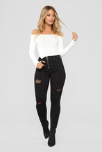Load image into Gallery viewer, Day To Day Off Shoulder Bodysuit - Off White
