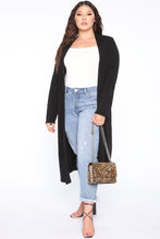 Load image into Gallery viewer, Wake Up And Make Up Cardigan - Black
