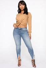 Load image into Gallery viewer, A Lot For Love Sweater Top - Brown
