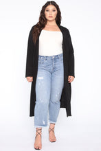Load image into Gallery viewer, Wake Up And Make Up Cardigan - Black
