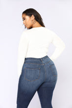 Load image into Gallery viewer, Anything But Square Long Sleeve Bodysuit - Ivory
