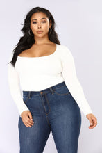 Load image into Gallery viewer, Anything But Square Long Sleeve Bodysuit - Ivory
