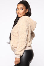 Load image into Gallery viewer, Oh So Cozy Sherpa Pullover - Tan
