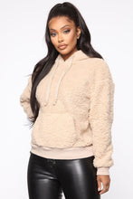 Load image into Gallery viewer, Oh So Cozy Sherpa Pullover - Tan

