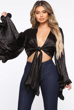 Load image into Gallery viewer, I Think I Love You Top - Black
