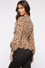 Load image into Gallery viewer, Not Over This Blouse - Brown/Combo
