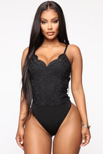Load image into Gallery viewer, Miranda Crochet Bodysuit - Black
