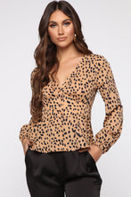 Load image into Gallery viewer, Not Over This Blouse - Brown/Combo
