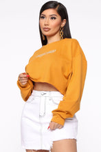 Load image into Gallery viewer, Good Vibes Sweatshirt - Rust
