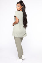 Load image into Gallery viewer, Christina Oversized Tee - Sage
