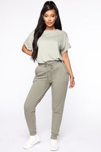 Load image into Gallery viewer, Christina Oversized Tee - Sage
