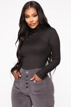 Load image into Gallery viewer, Sweet Love Ribbed Bodysuit - Black
