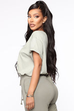 Load image into Gallery viewer, Christina Oversized Tee - Sage
