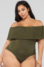 Load image into Gallery viewer, Happy Hour Bodysuit - Olive
