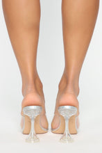 Load image into Gallery viewer, Care For The Flare Heeled Sandals - Silver
