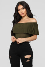 Load image into Gallery viewer, Happy Hour Bodysuit - Olive
