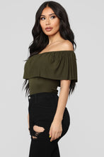 Load image into Gallery viewer, Happy Hour Bodysuit - Olive
