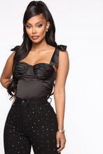 Load image into Gallery viewer, Off With My Heart Corset Top - Black
