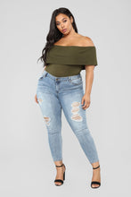 Load image into Gallery viewer, Happy Hour Bodysuit - Olive
