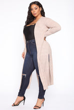 Load image into Gallery viewer, Signing Us Up Cardigan - Taupe
