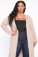 Load image into Gallery viewer, Signing Us Up Cardigan - Taupe
